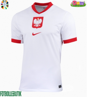 Polen Hemmatröja Kvinnor EM 2024 Kortärmad